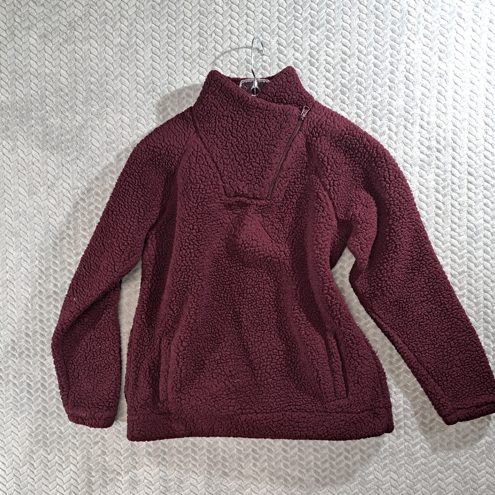 BCG Burgundy Crew Neck Sweater